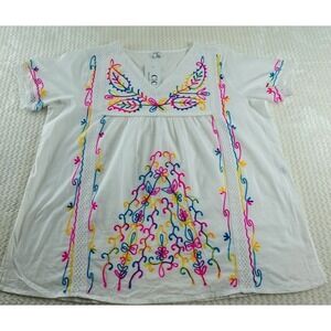 C C CHIC CONNECTION Womens  Short Embroidered Floral Boho size 3X